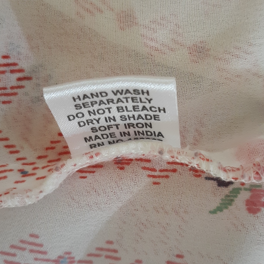 Jorja sheer boho kimono swim coverup Shrug Cardigan small **F - Picture 8 of 8